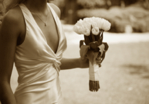 Bridal Gown and flowers