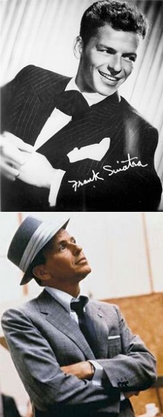 Frank Sinatra with pocket square
